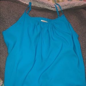 Blue women’s tank top